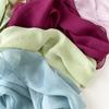 Solid Color Scarf Long Strips for Women Spring and Summer Color European and American Thin Scarf Neck Scarf Hair Strap Hair Strap