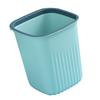 Trash Can Kitchen Office Bathroom Living Room Plastic Garbage Bin with Pressing Ring