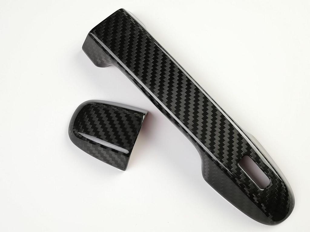 Carbon Fiber Outer Door Handle Shell for Toyota 86 - Dry Carbon Interior & Exterior Trim