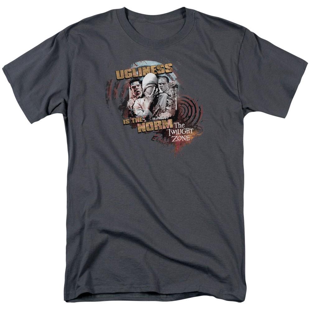 Twilight Zone - The Norm - Adult Unisex Short Sleeve T-Shirt - Gray XL