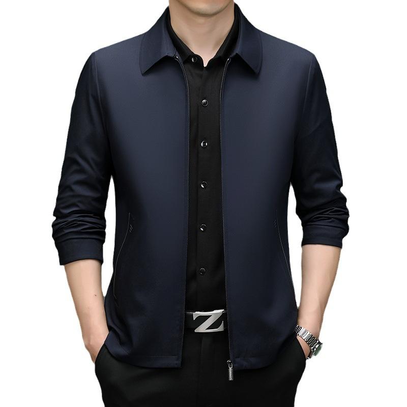 Lapel Jacket Men's New Simple and Versatile Business Casual Spring and Autumn Coat
