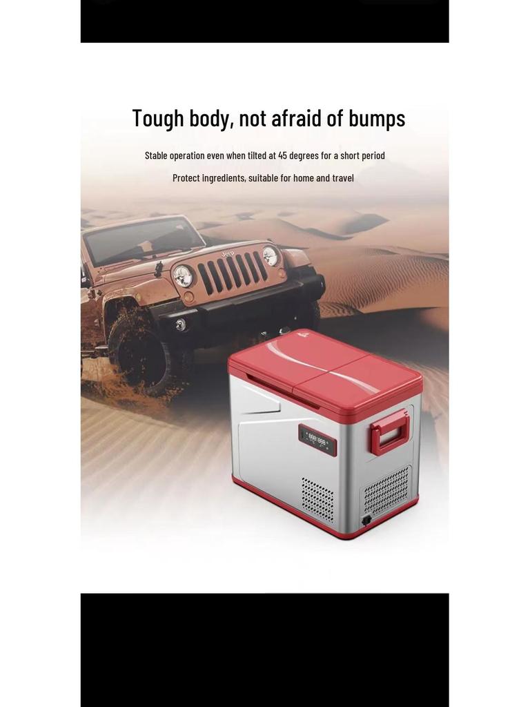 Ice Tiger Car Compressor Refrigeration Van - 12V/24V/220V Portable Outdoor Freezer Refrigerator