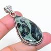 Natural Kambaba Jasper Gemstone 925 Sterling Silver Jewelry Pendant 2.17" AP-15388