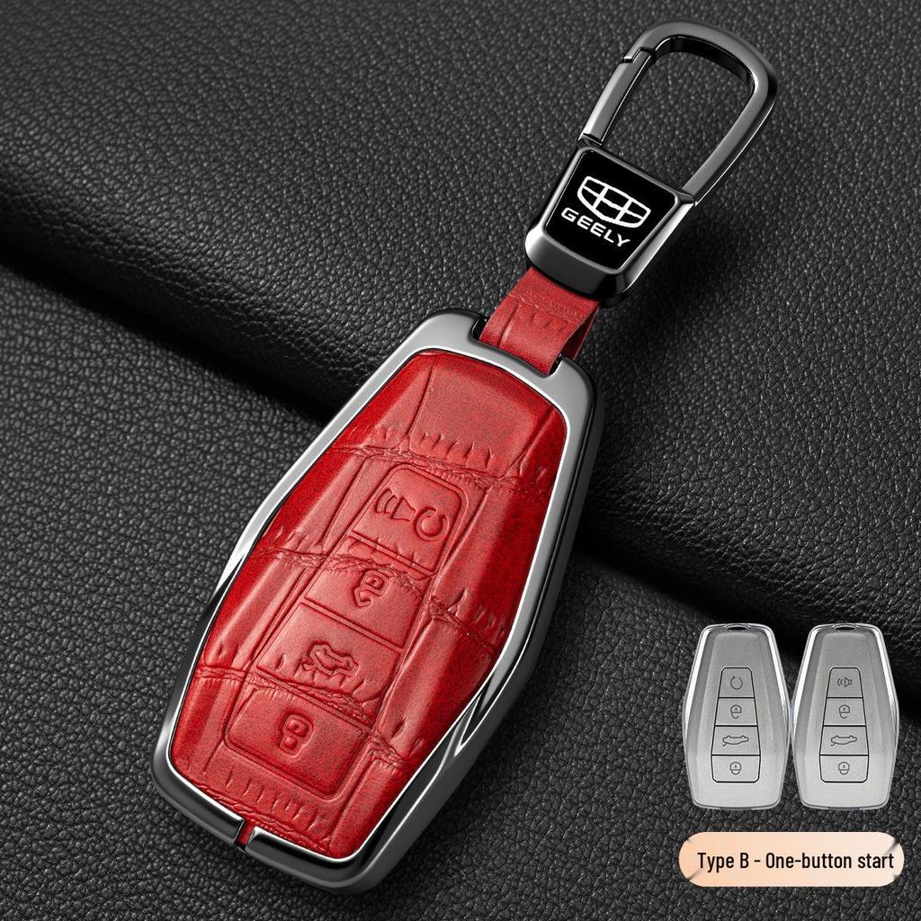 Geely Car Key Case & Protective Shell for Emgrand, Xingrui, Boyue Pro, Xingyue L, Vision X3/X6, Binyue Models