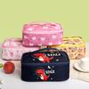 Cartoon Insulated Bento Bag For Kids With Aluminum Foil Lunchbox Carrier For School Or Travel