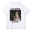 Short Sleeved Round Neck Y2k Tshirt Men Clothing New In Top  Tees Mens TShirt Camisetas Funny Yas Queen Slayyyy Rat Graphic