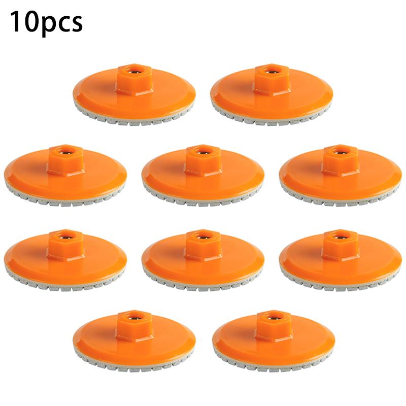 80mm Ceramic Tile Trimming Polishing Disc M10 Angle Grinder Wet&Dry Polishing Marble Quartz Stone Chamfering Grinding Edge 150#