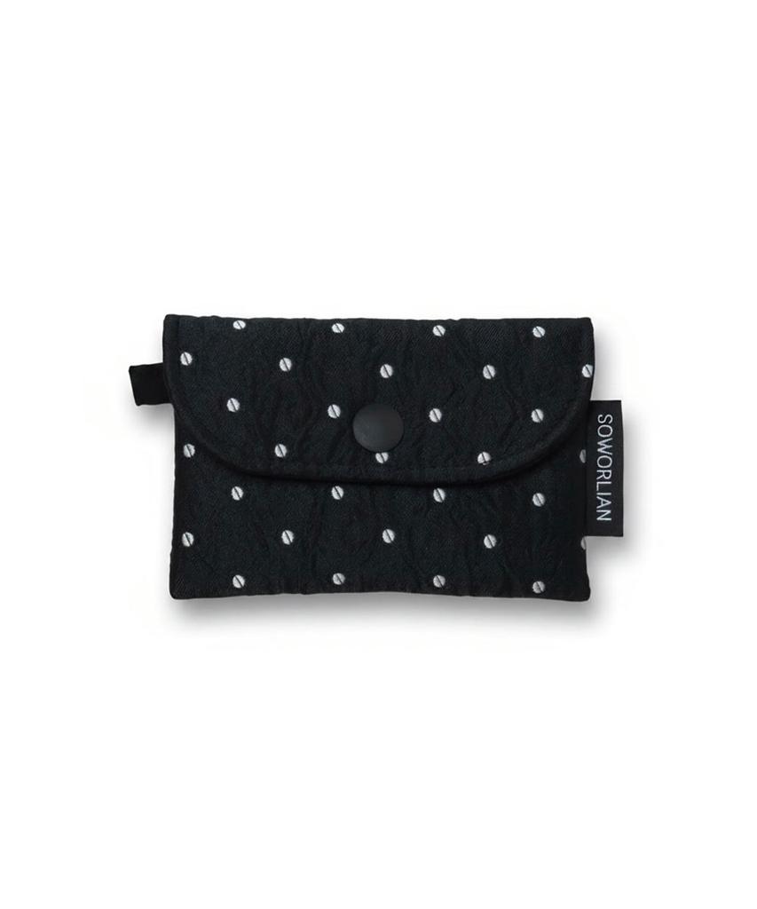 Soworlian Simple Card Wallet_Jqd Dot Black