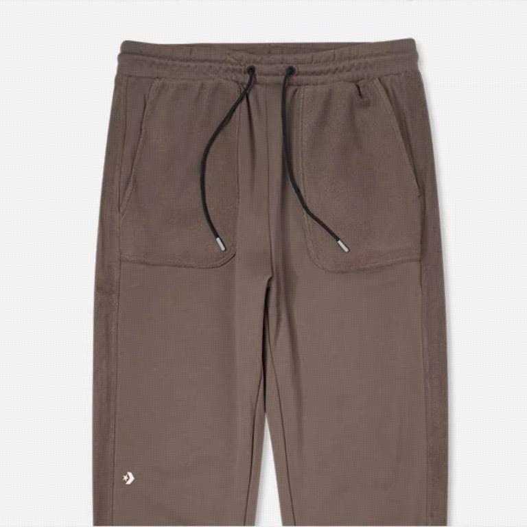 Converse Relaxed Sweatpants Asia Sizing 'Wood Brown' Men's 10023521-A04