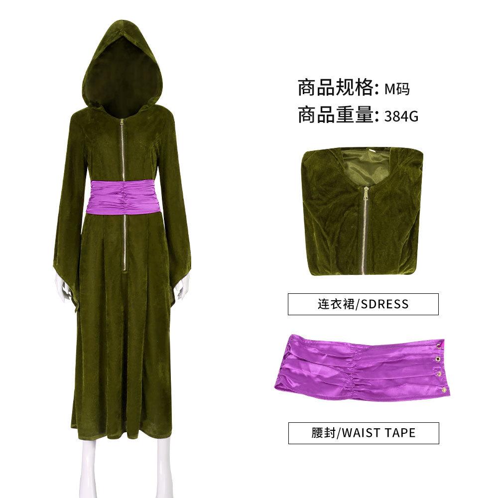 Padme Green Dress Cos Costume, Halloween Medieval Padme Princess