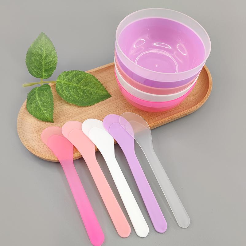 Beauty Mask Mixing Set: Bowl, Spoon & Stick for Makeup & Spa