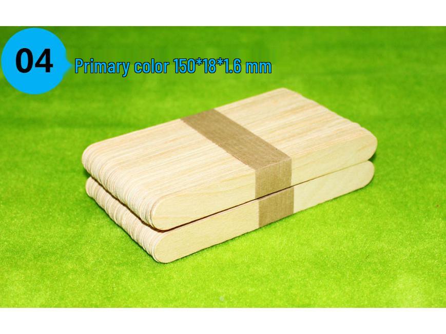 Birch Wooden Popsicle Sticks, 93x10x2mm, Ideal for Ice Cream and DIY Projects, Large Quantity Available.
