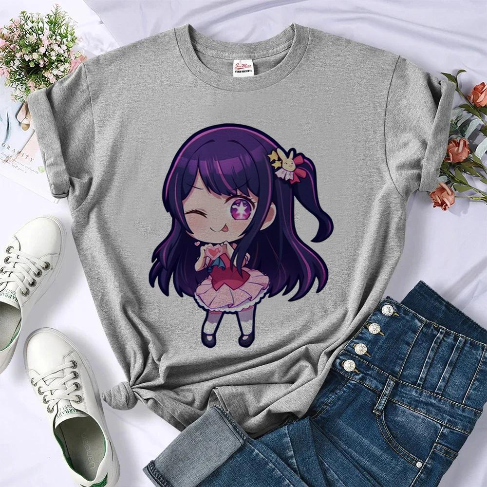 Oshi No Ko Shirt Female Funny Japanese Gyaru Jojifuku Dollette Top Tees Aesthetic Cheap Meme Anime Y2k