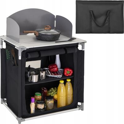 TOURISTENKÜCHENSCHRANK faltbarer Gartentisch Tasche CAMPINGTISCH