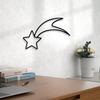 Meteor Shimmer Star Effect Metal Wall Art Vintage Hanging Iron Powder Coated Astronomy Christmas Gift