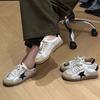 Soft Leather Female Stars Retro Old Small Dirty Shoes New Fashion Versatile Casual Board Shoes German Training Shoes