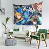 Megaman Video Game Mega Man Tapestry Decoration Art Aesthetic Tapestries for Living Room Bedroom Home Wall Cloth Wall Hanging