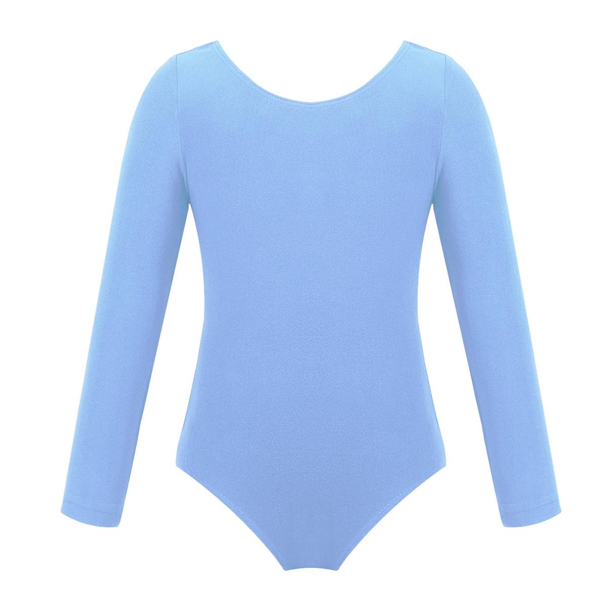 YOOJIA Kinderen Meisjes Lange Mouw Turnpakje Gymnastiek Ballet Turnpakje Jumpsuit Danskostuums 7-8 Years
