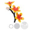 Dual Flower Hummingbird Feeder Kit Bottle Recycling Bird Feeding Kit  For Garden