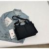2024 Multi-Layer Color Block Canvas Crossbody Tote Bag for Mommies