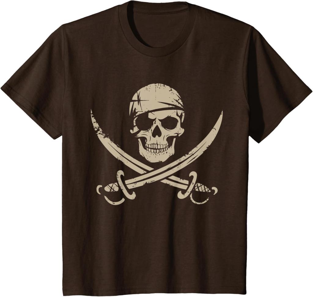 Pirate Skull And Crossbones Skeleton Halloween For TShirt