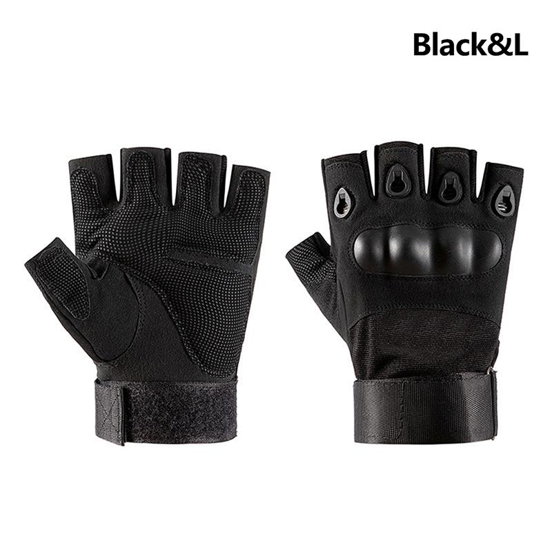 Outdoor Half Finger Gloves Army Tactical Airsoft Hunting Combat Cycling Hiking