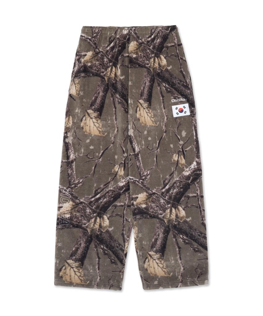 DIMITO Team Korea Replica 25 Fleece Pants Real Tree