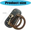 Bag Making Supplies Bag Accessories Leather Bag Bottom Shaper Bag Handle Charm for DIY Crocheted Purse Making Repairing