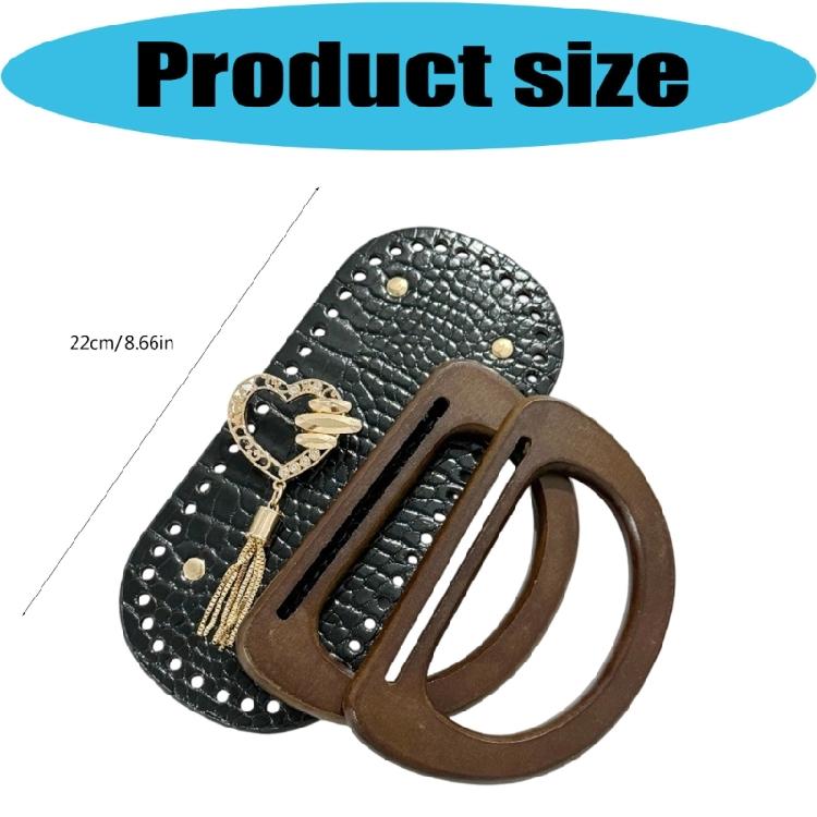Bag Making Supplies Bag Accessories Leather Bag Bottom Shaper Bag Handle Charm for DIY Crocheted Purse Making Repairing