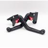 Replacement for Triumph Trident 660 2021-2024 Short Brake Clutch Lever CNC Aluminum Alloy Accessories (Black `red)