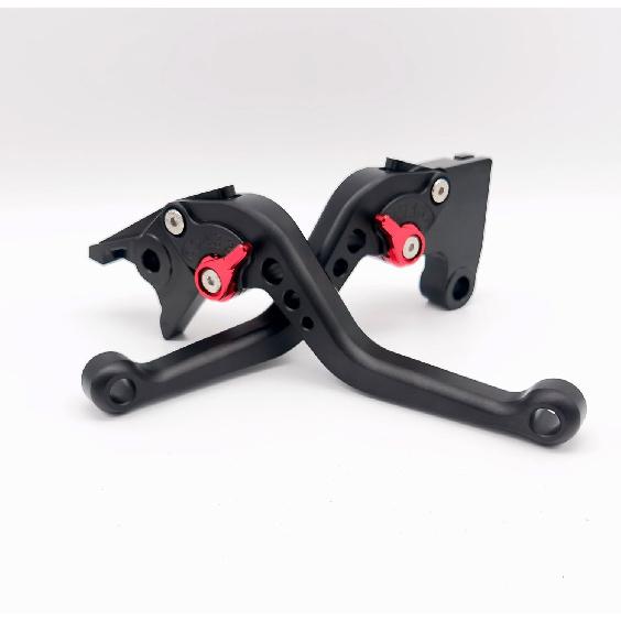 Replacement for Triumph Trident 660 2021-2024 Short Brake Clutch Lever CNC Aluminum Alloy Accessories (Black `red)