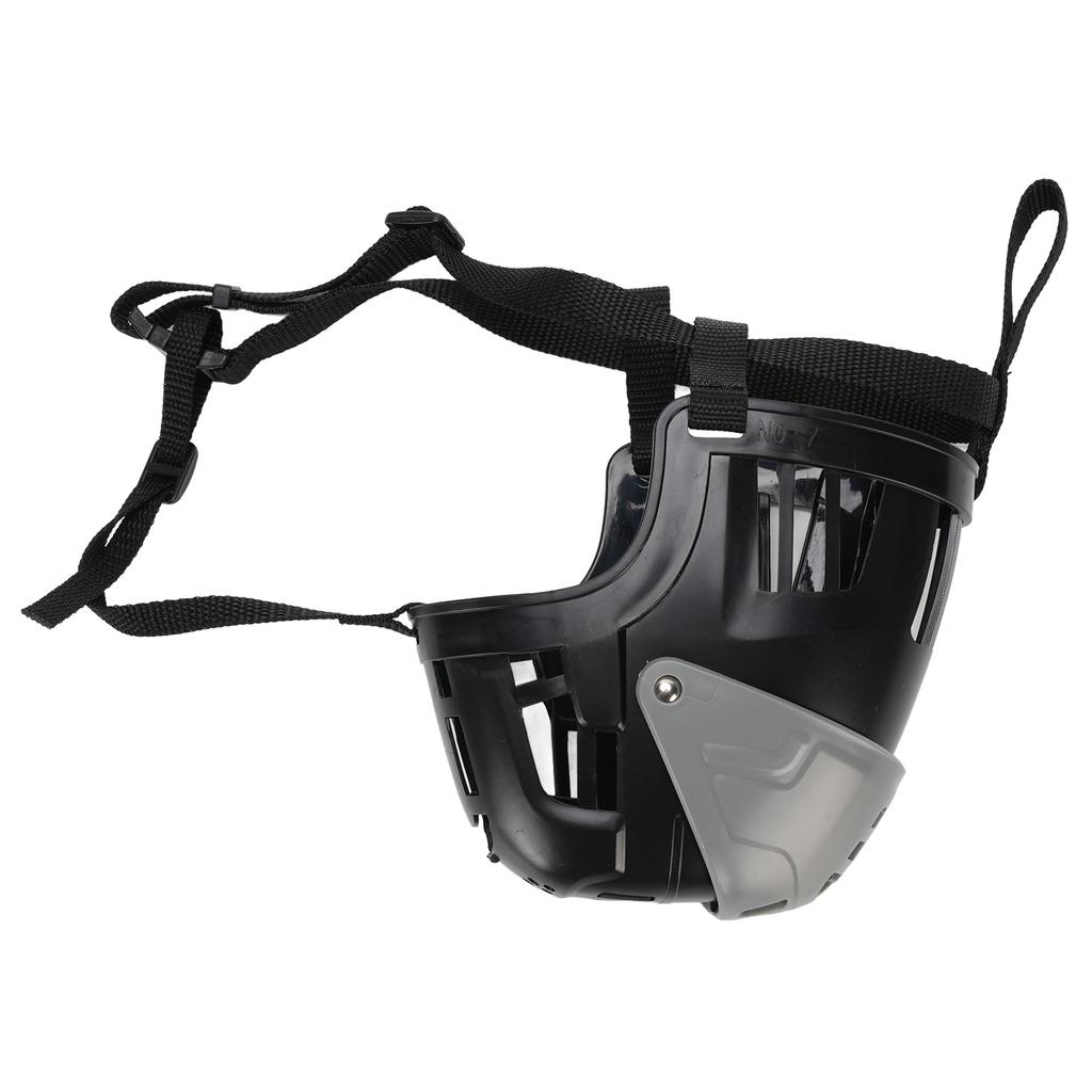 Dog Muzzle Anti Biting Prevent Barking Adjustable Breathable Plastic Dog Mouth Cover Cage