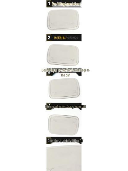 06-09 Classic Sylphy Stainless Steel Fuel Cap Decorative Sticker Accessory