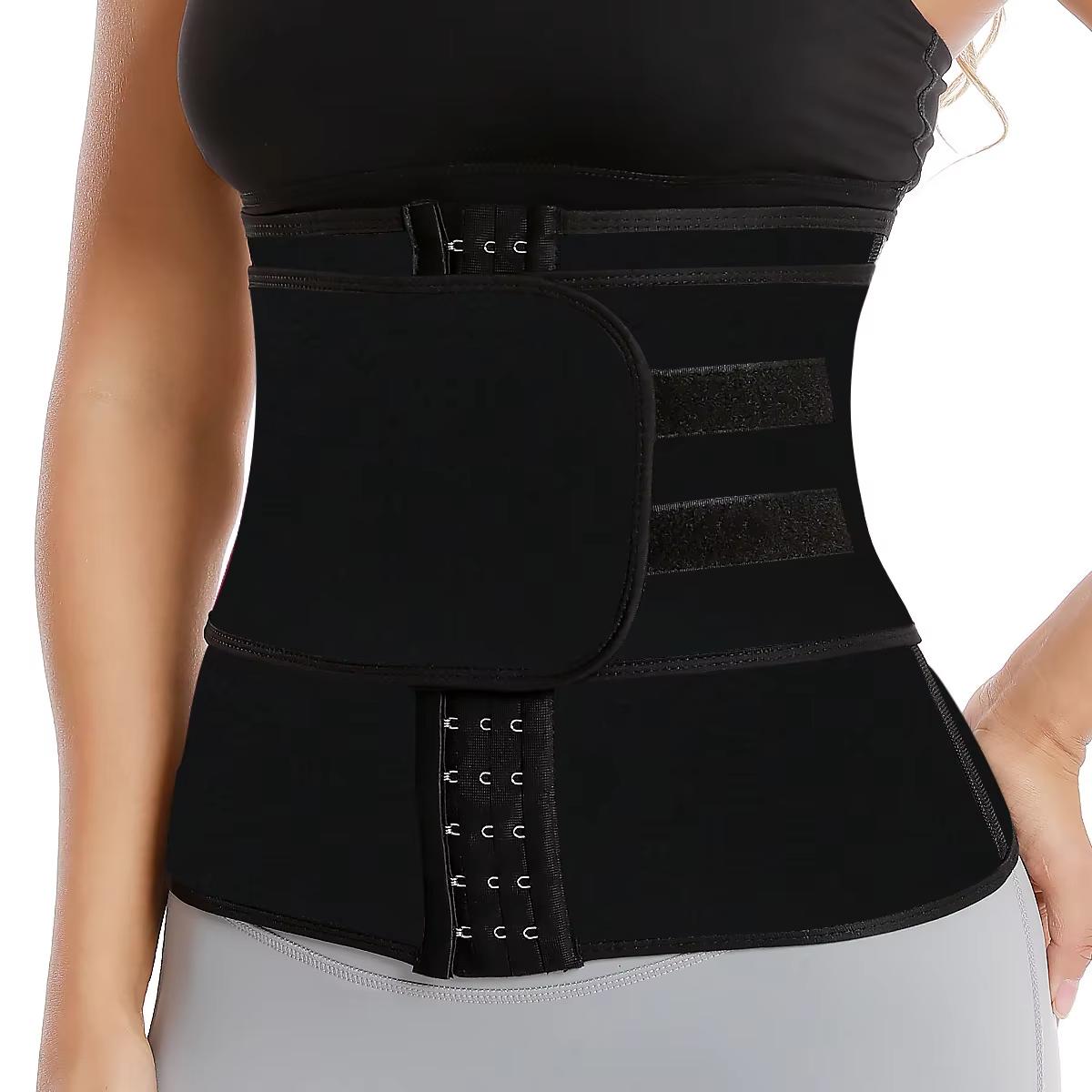 

Женский пояс для похудения живота, сауна, корректор фигуры, уменьшающее корректирующее белье, корсет для живота, для тренировок, для сжигания жира, пояс-триммер S