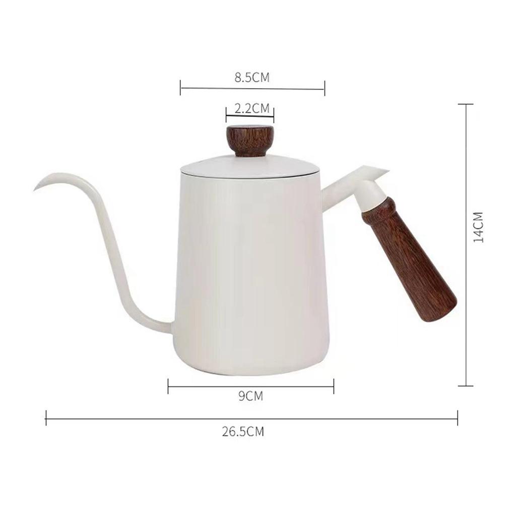 600ml Pour over Kettle Hand Brewing Coffee for Indoor Outdoor Kitchen