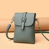 Spring and summer popular women's bags, new simple and fashionable vertical small square bags, mobile phone bags, women's shoulder messenger bags