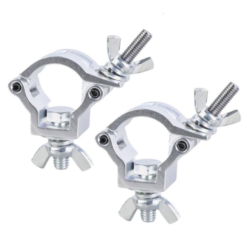 2pcs Light weight Stage Lighting Fixture Clamps Heavy Typt Construction for 32mm to 35mm Tube Mounting