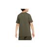 Nike T-Shirt Letter Logo Print Round Neck Short Sleeve Kids tops Khaki-Green DX9505-325