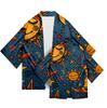 Women's Sun Pattern Series Shirt Performance Clothing Literature Japanese Uniform Dojo Hinoki Kimono Digital Printing