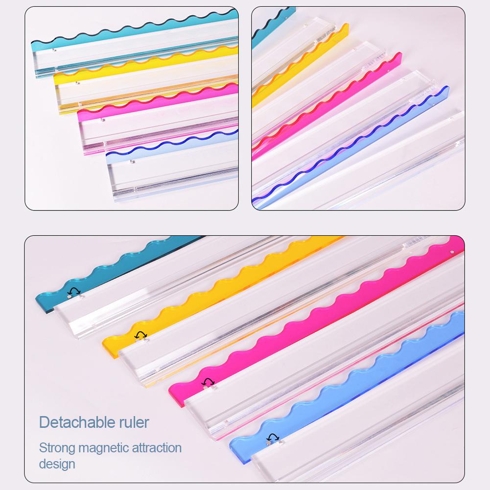 45Cm/17.5" Clear Acrylic Mahjong Racks With Magnet Professional Tile Organizer & Racks, Portable Mahjong Accessories
