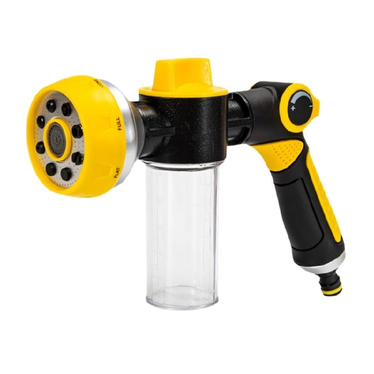 

Multipurpose Ergonomic Garden Watering Nozzle Designed For High Pressure Irrigation And Cleaning Showering Pet Vehicle Care жёлтый