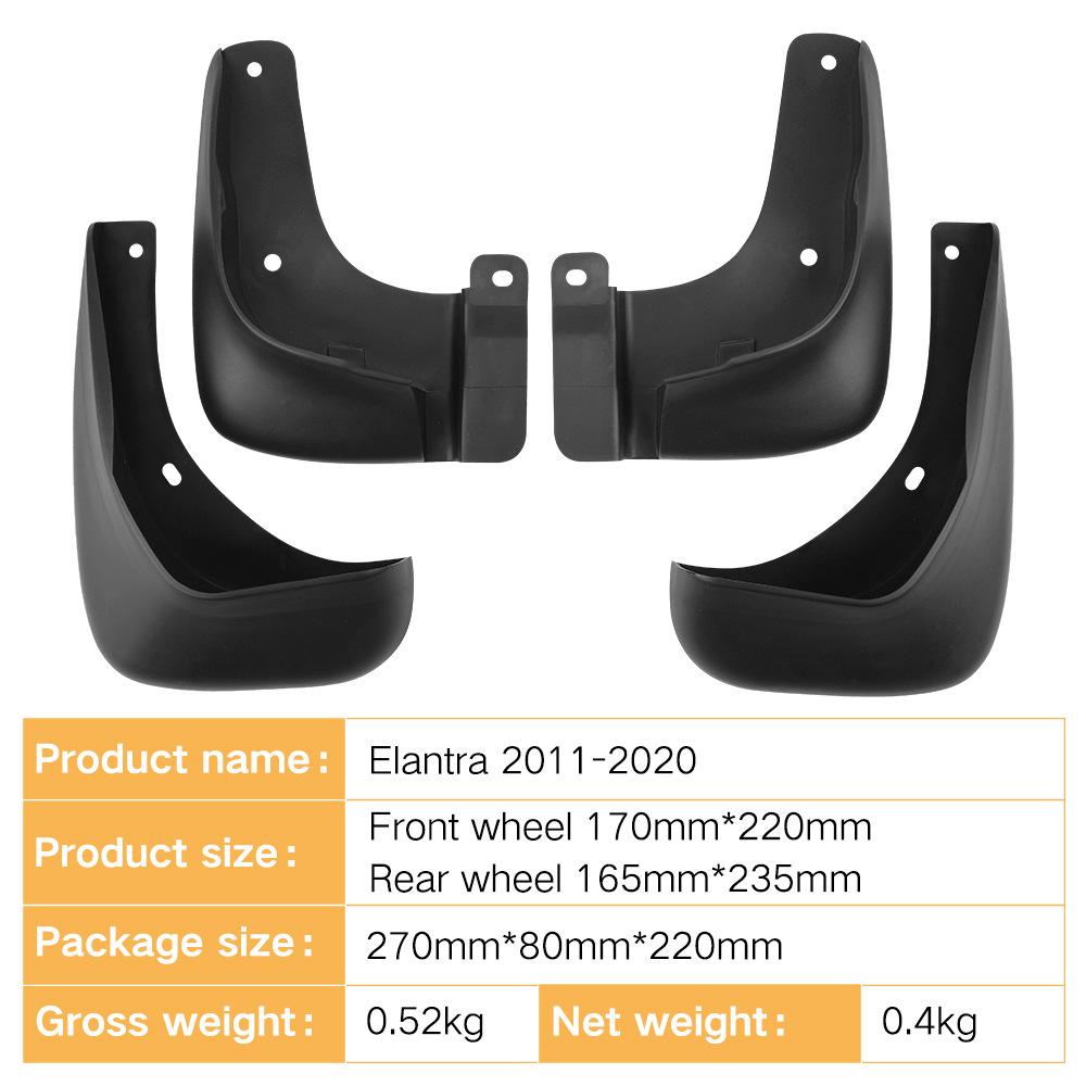 Passend für Hyundai Elantra 2011-2020 Außenhandel Grenzüberschreitend Auto Reifen Weicher Kotflügel Leder