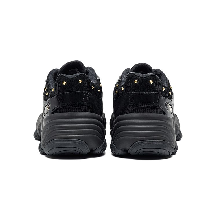 Li Ning 1990 Fashion Casual Dad Shoes Women Sneakers Black ALFR150-1