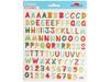 102 Stickers - Alphabet &; Numbers - Natural Colors