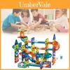 Magnetische Bausteine Spielzeug für Kinder mit farbenfroher Szenenbahn und DIY Spaß