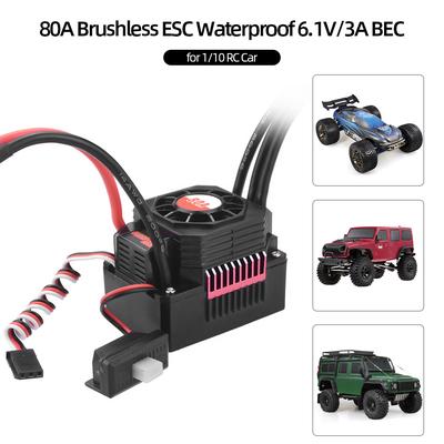 Waterproof 120A ESC Brushless Electric Speed Controller Fr 1:10//1:8 RC Car Truck