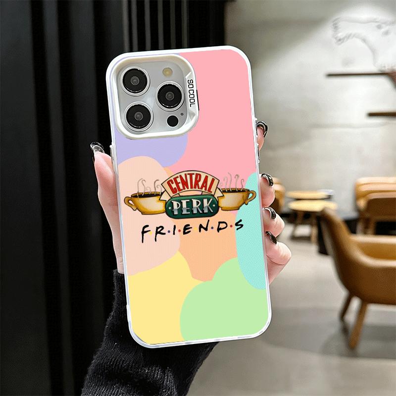 

Friends Tv Show Theme Soft Phone Case for iPhone 15 16 17 Pro Max 17Air 16E 14 Plus 13 12 Mini Shockproof Cover Back Shell iPhone 13 Pro