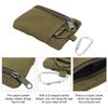 Outdoor  Molle Pouch Outdoor  Molle Pouch Wallet  Portable Key Card Case  Pouch Bag  Purse with Carabiner
