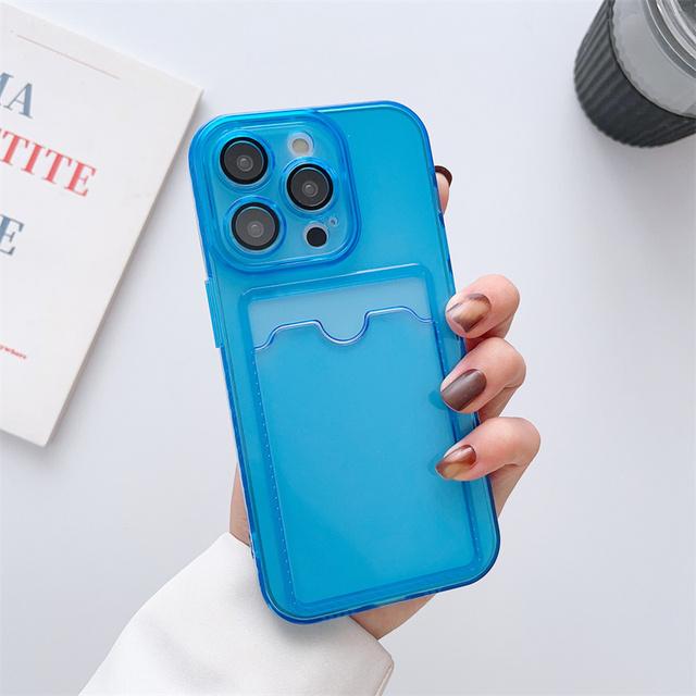 Husa de telefon cu folie de protectie pentru lentile pentru Iphone 14 12 11 13 Pro Max X Xr Xs Max 7 8 14 Plus Slot pentru card de culoare solida Husa din spate moale Tpu