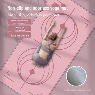 Covoraș de yoga anti-alunecare gros, lat și lung pentru ședințe și exerciții